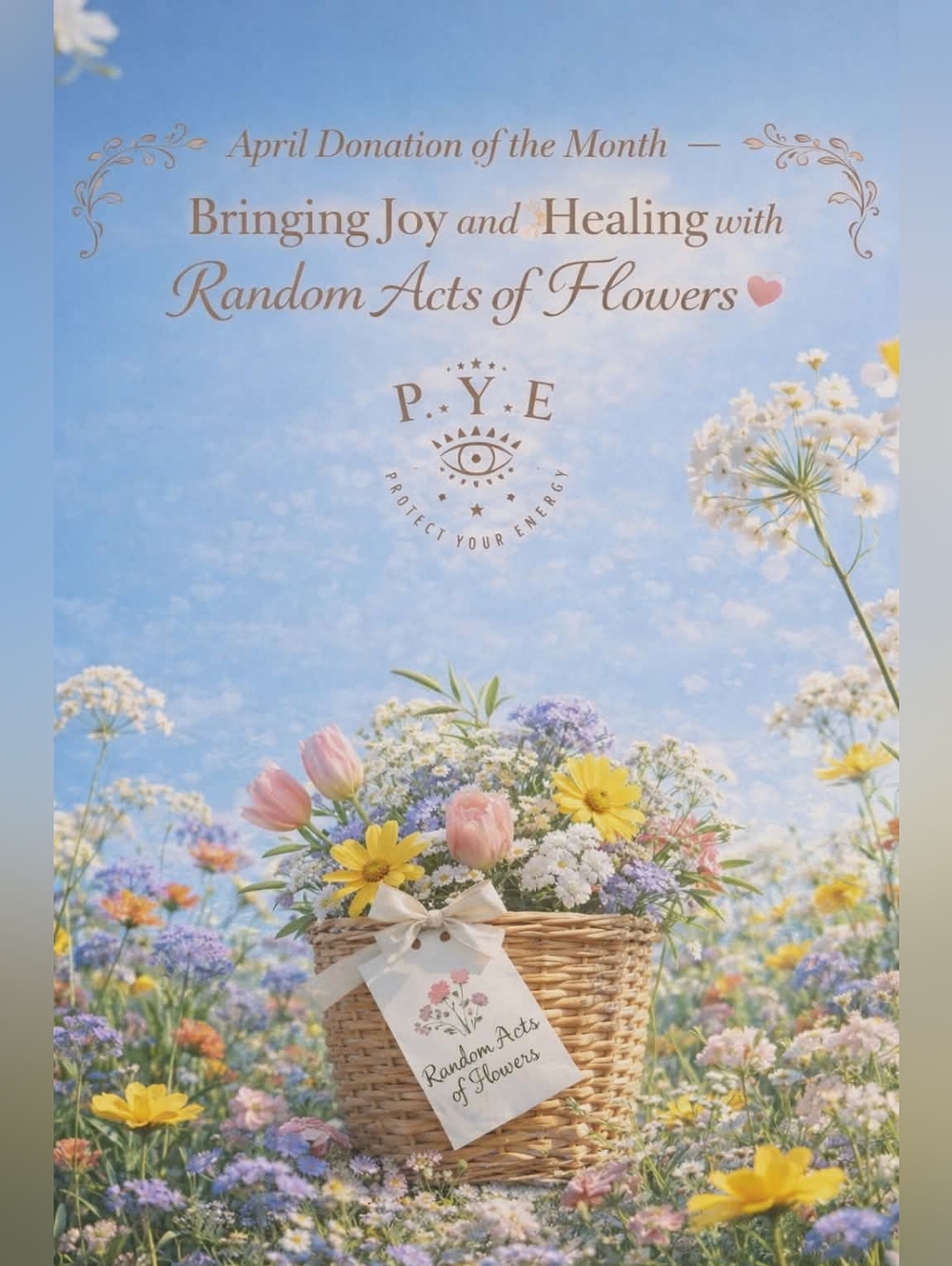 PYE Boutique's Donation Of The Month - Random Acts Of Flowers 🌷🌸🌼🌻